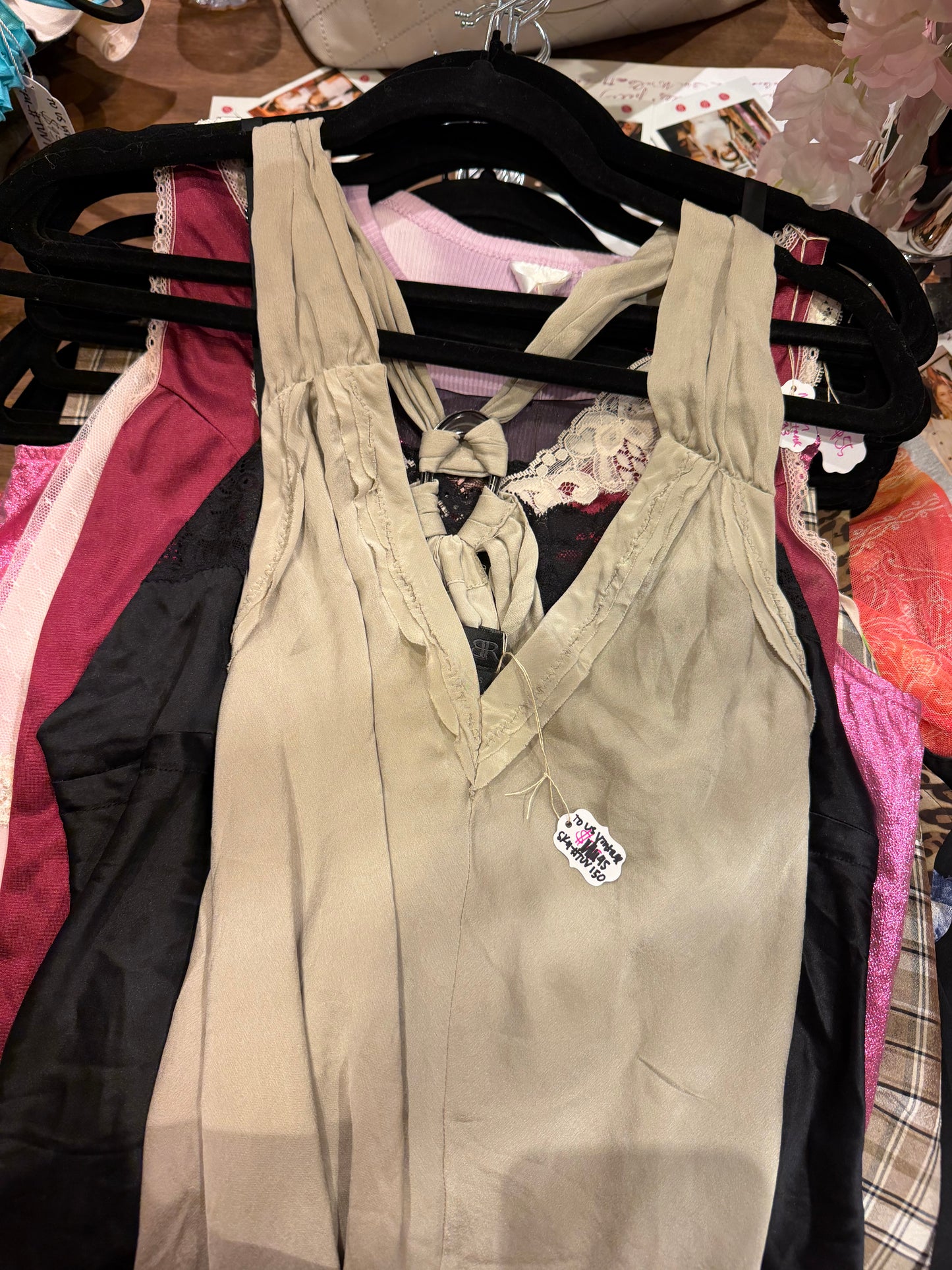 Banana Republic 100% silk tank with metal detail - SKU TUV #150