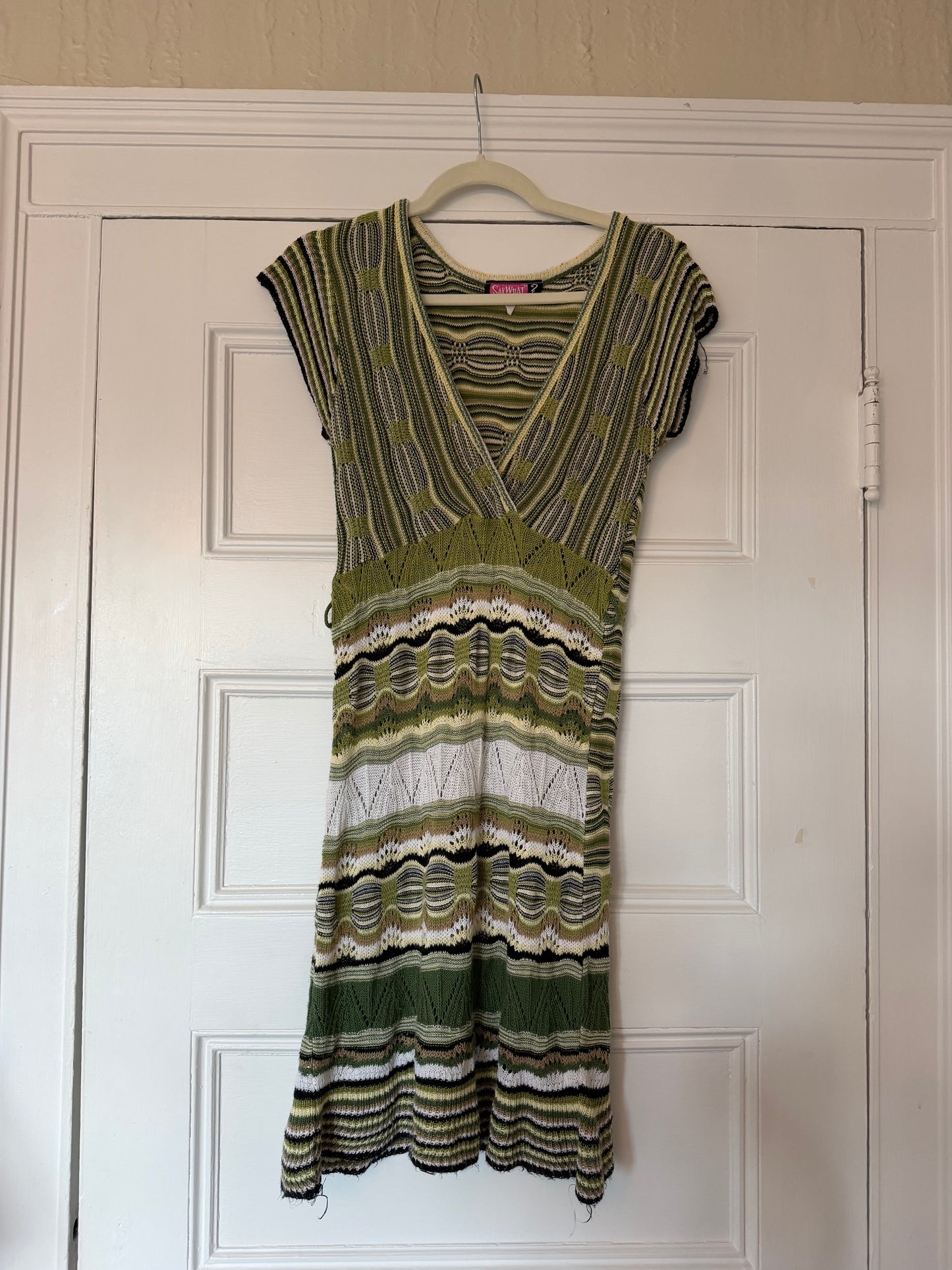 Green missoni dupe dress y2k - sku tuv #32234