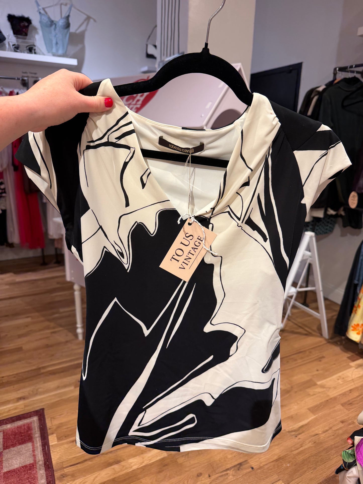 “As is” Roberto cavalli spandex shirt - sku #24