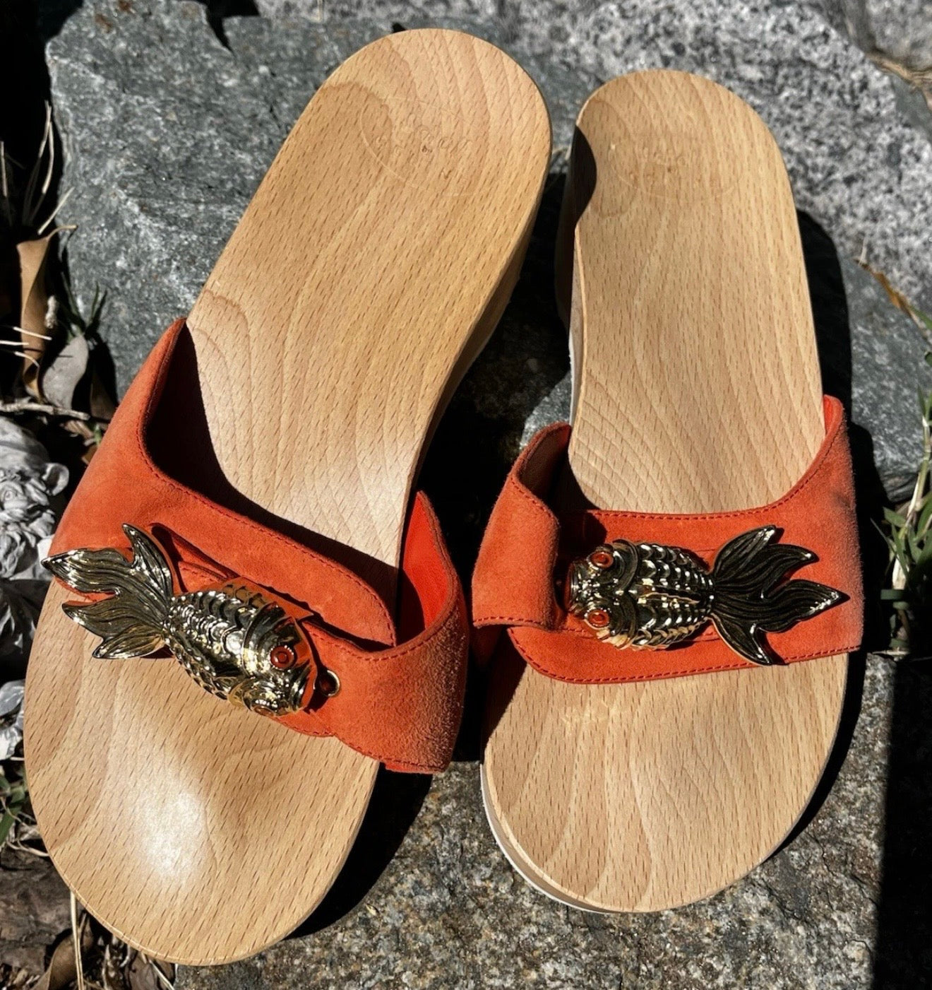 Vintage Celine Koi fish sandals