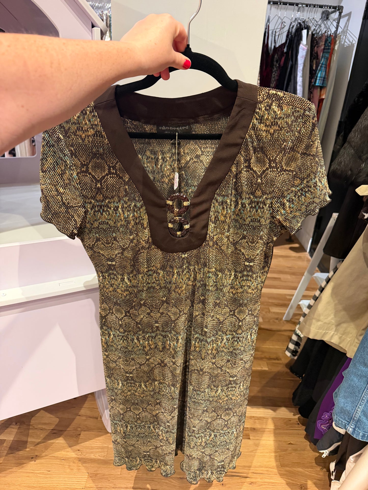 Lizard pattern dress - sku tuv #105