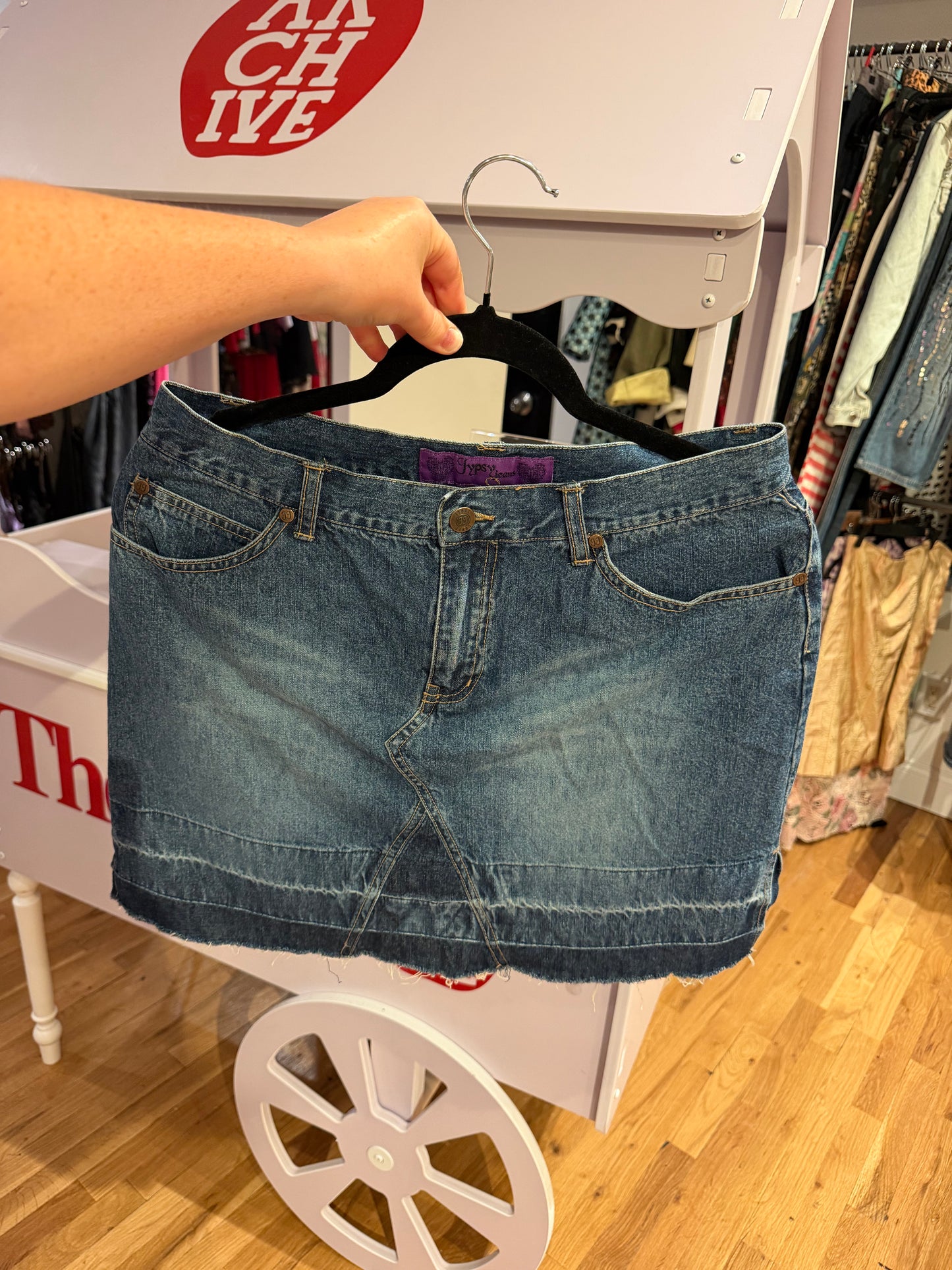 Gypsy Jean skirt - TUV #1888