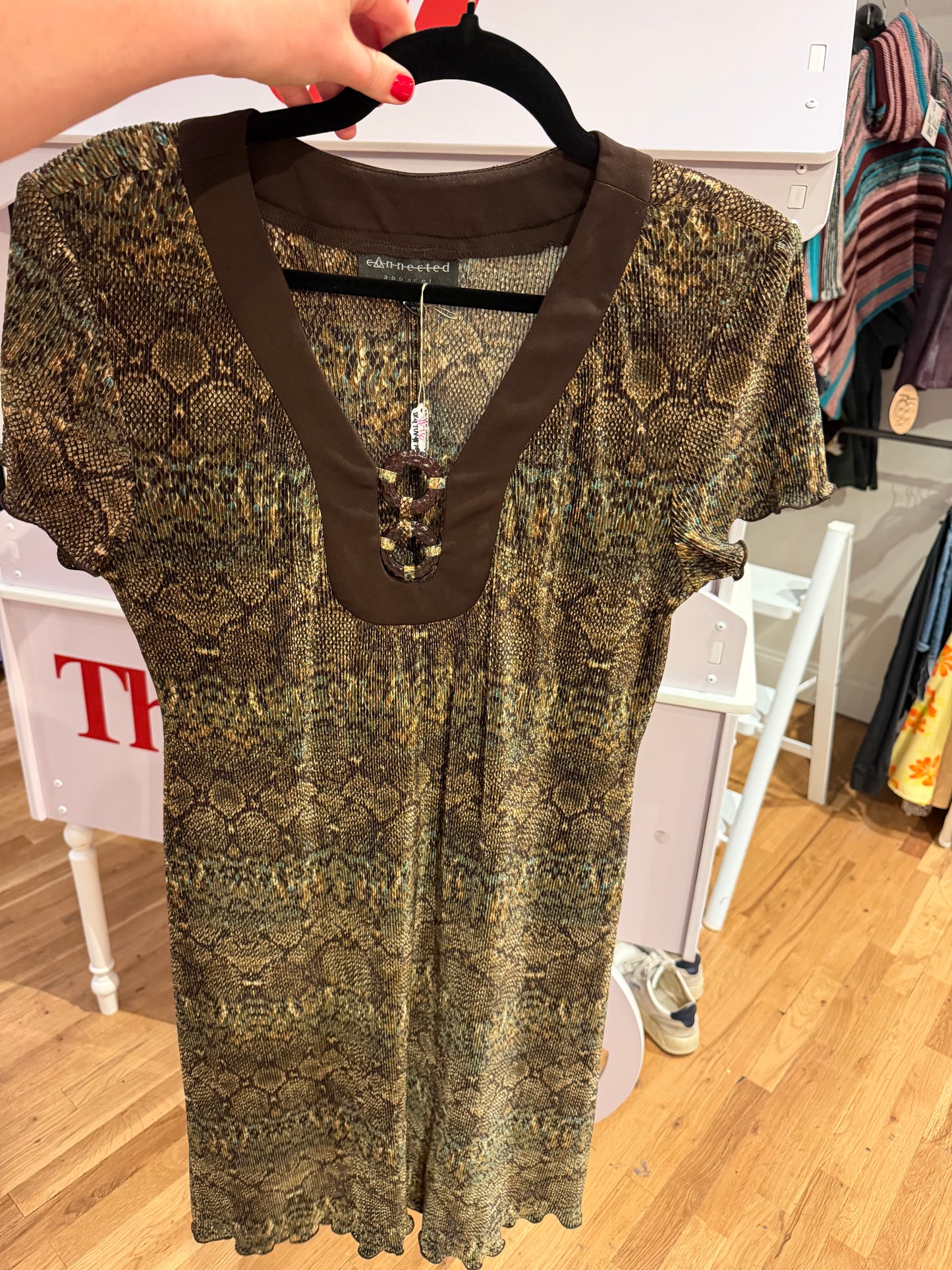 Y2K lizard dress - tuv #165