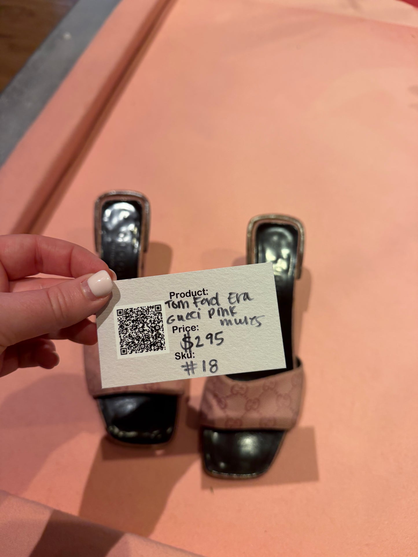 Tom Ford era Gucci pink mules size 37 - TUV #18