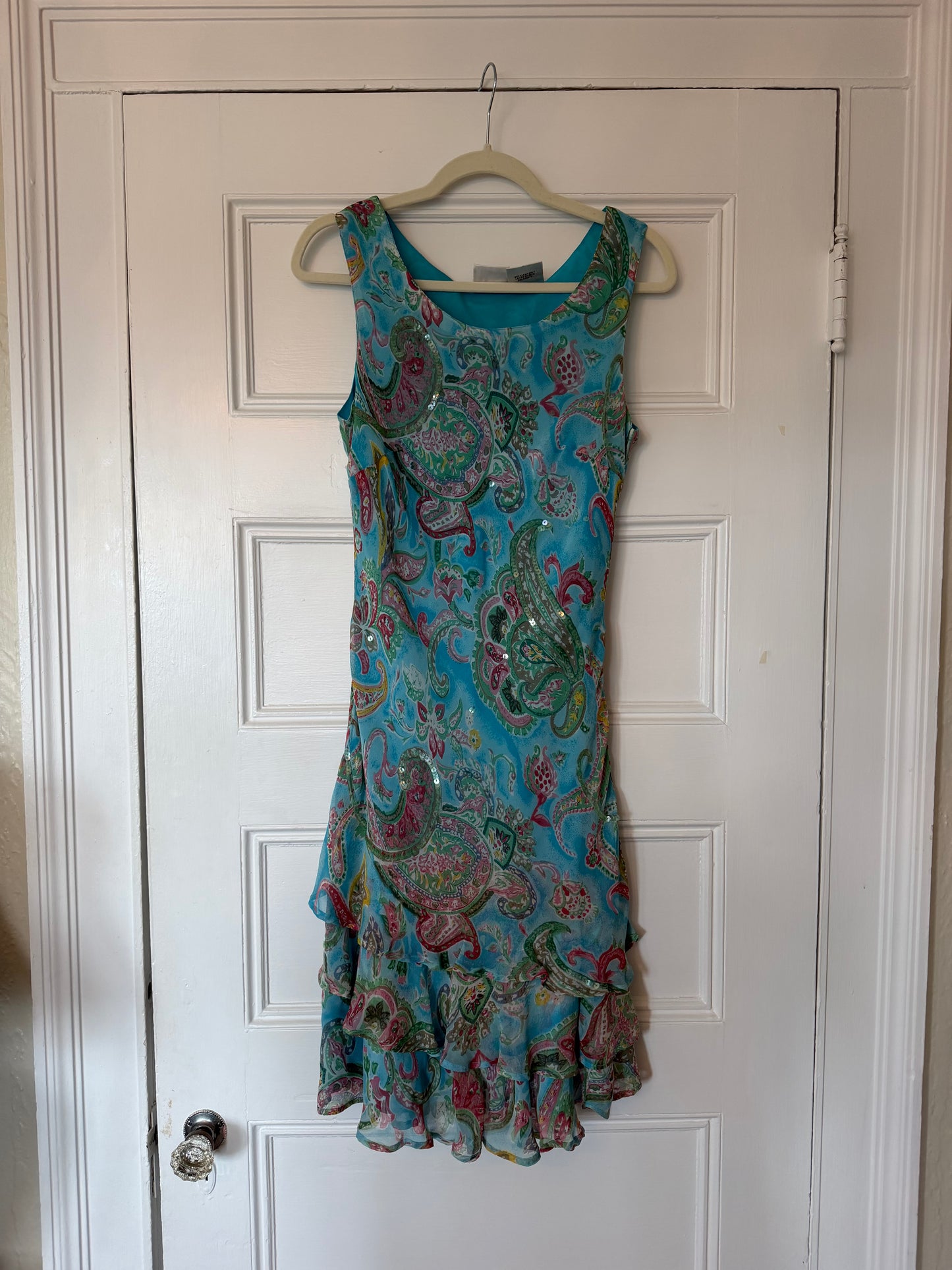 Blue paisley fairy dress - sku tuv #5562