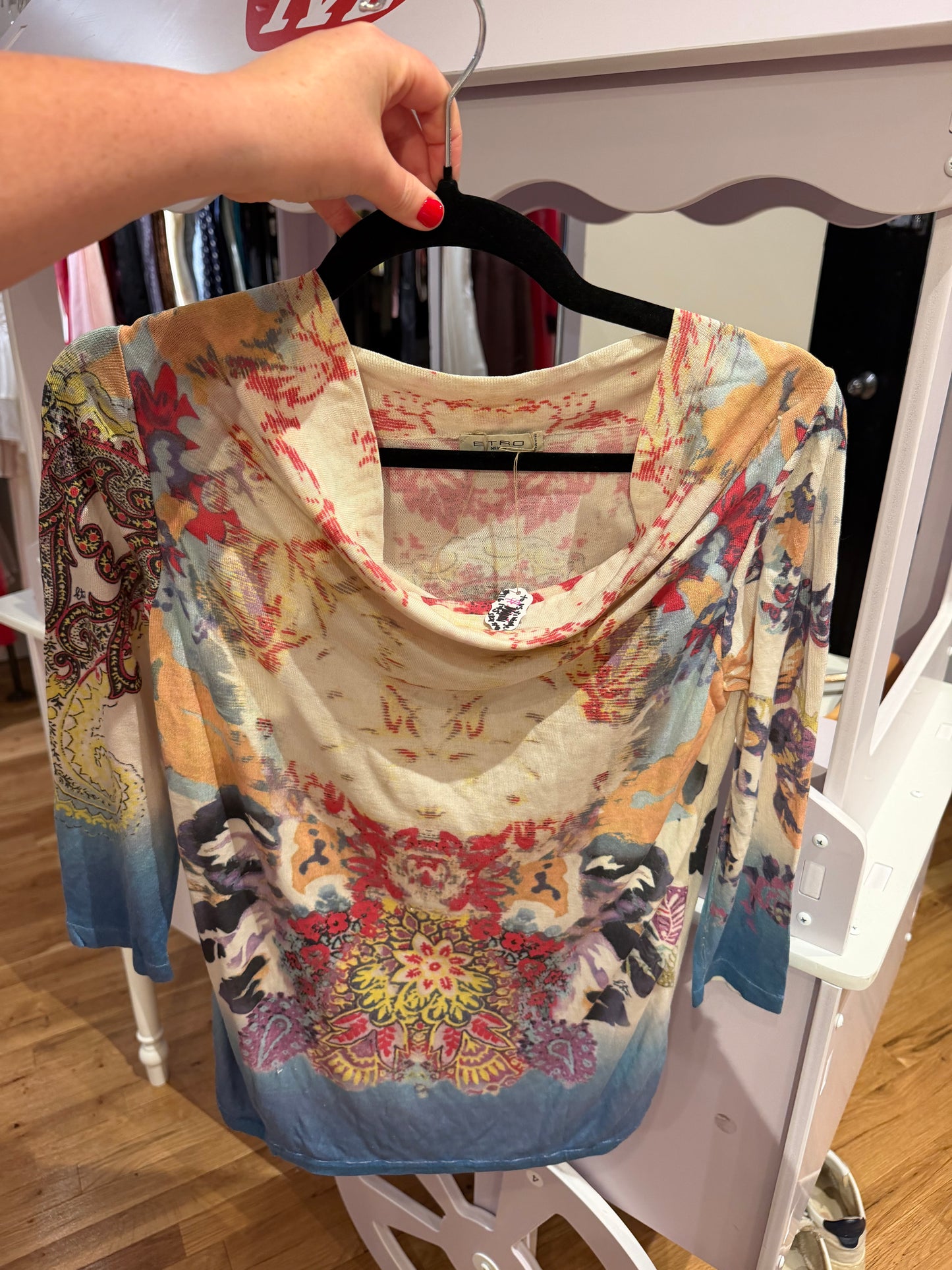 Etro silk shirt - sku tuv #6794