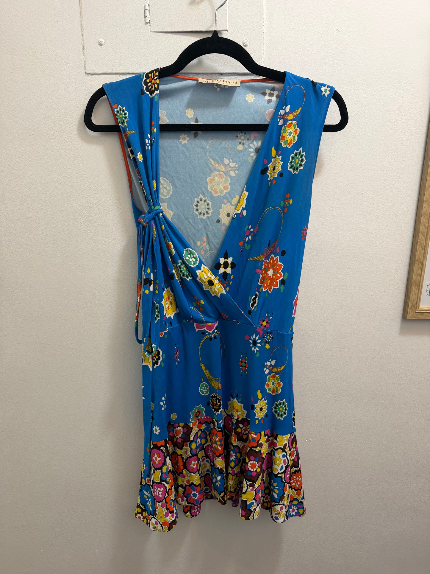 Blue Emilio Pucci dress - size 34 - SKU TUV #3368