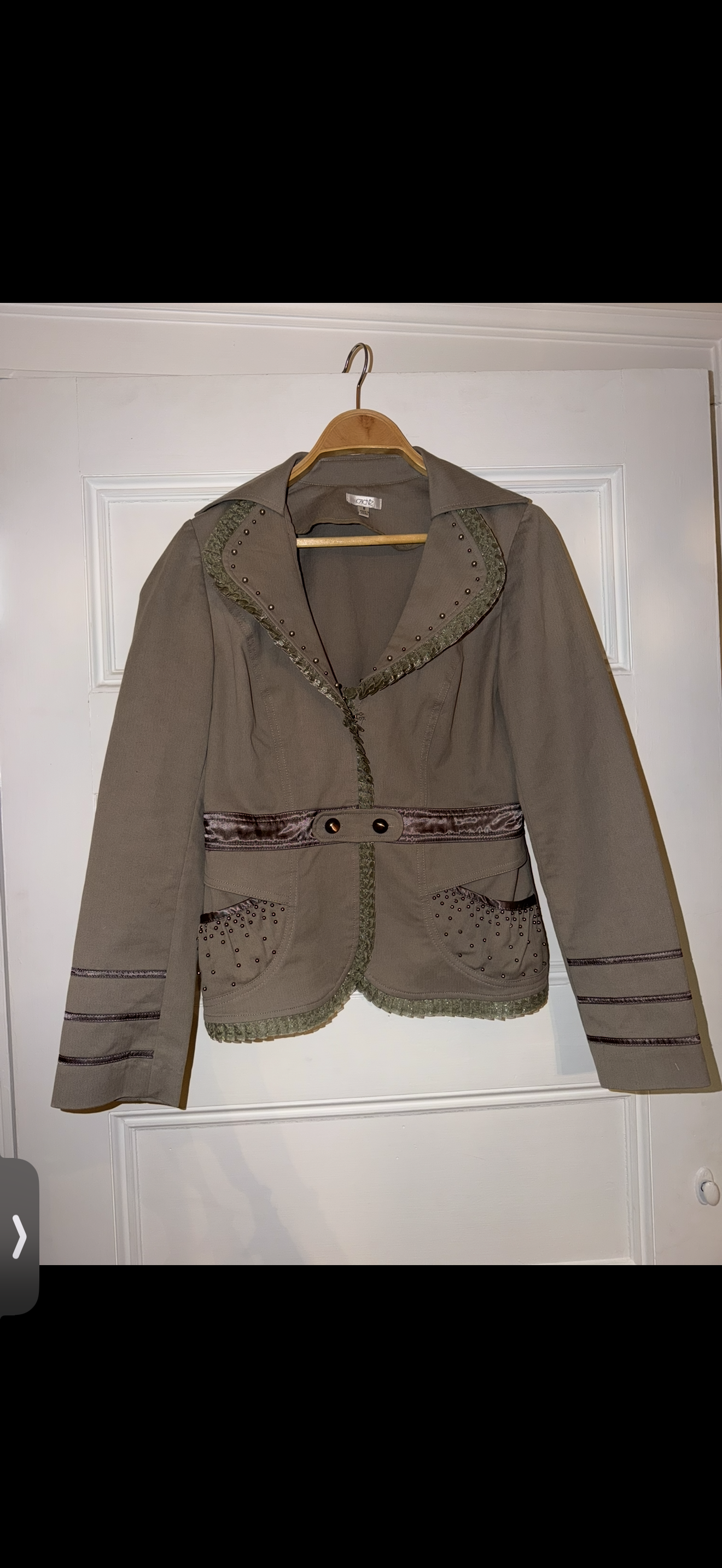 Green Cache lace corset jacket - TUV #009089