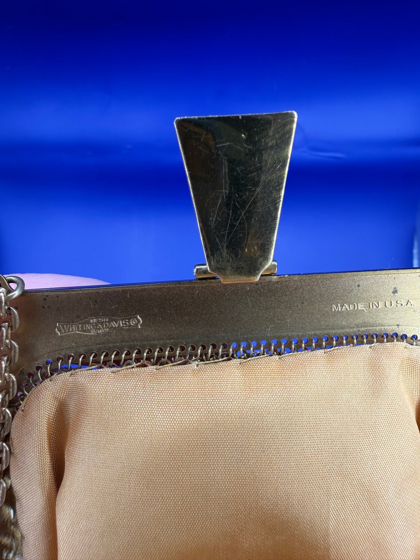 Vintage Mini Mesh Gold Purse