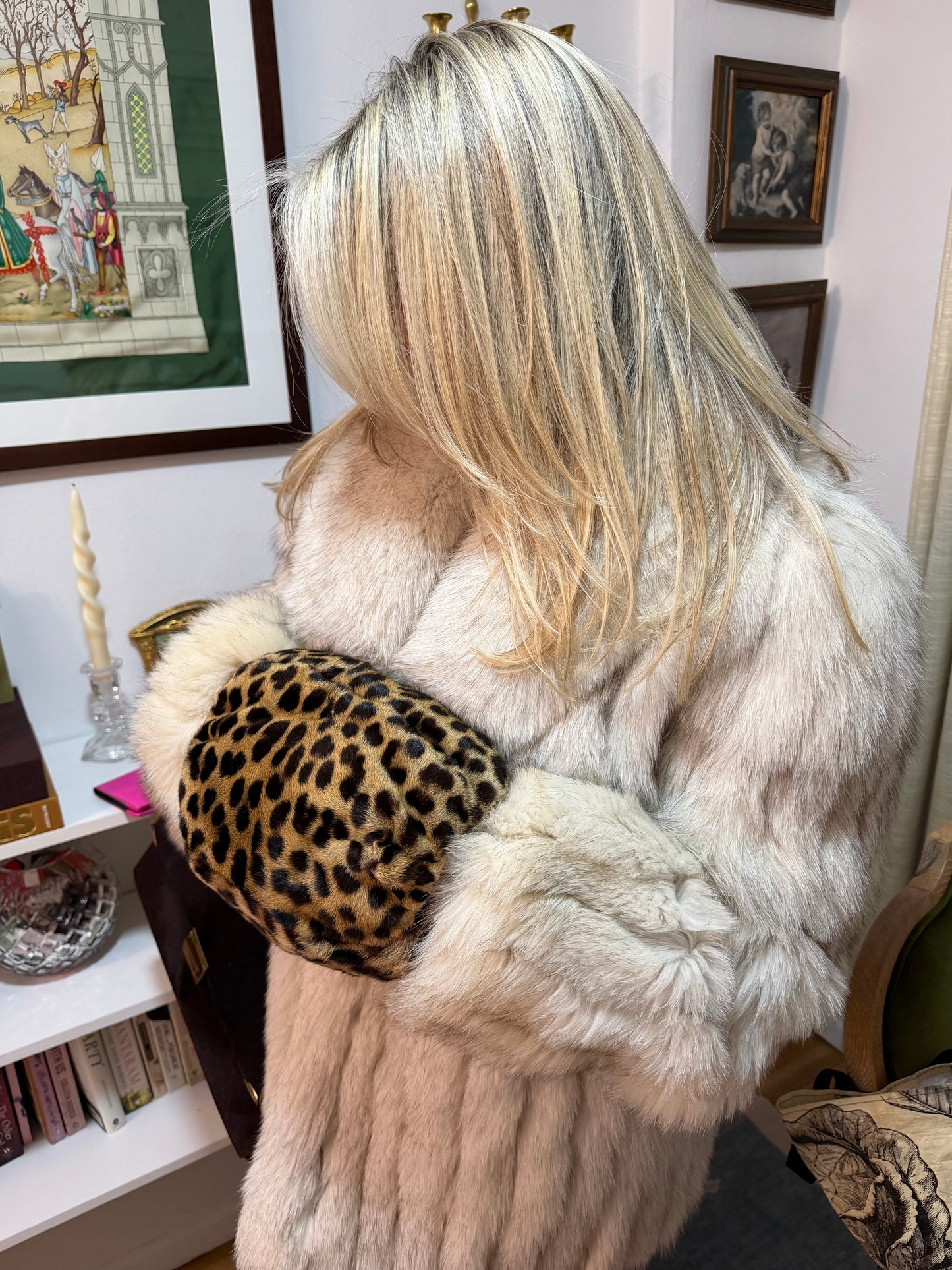 Rare Vintage Ocelot Muff