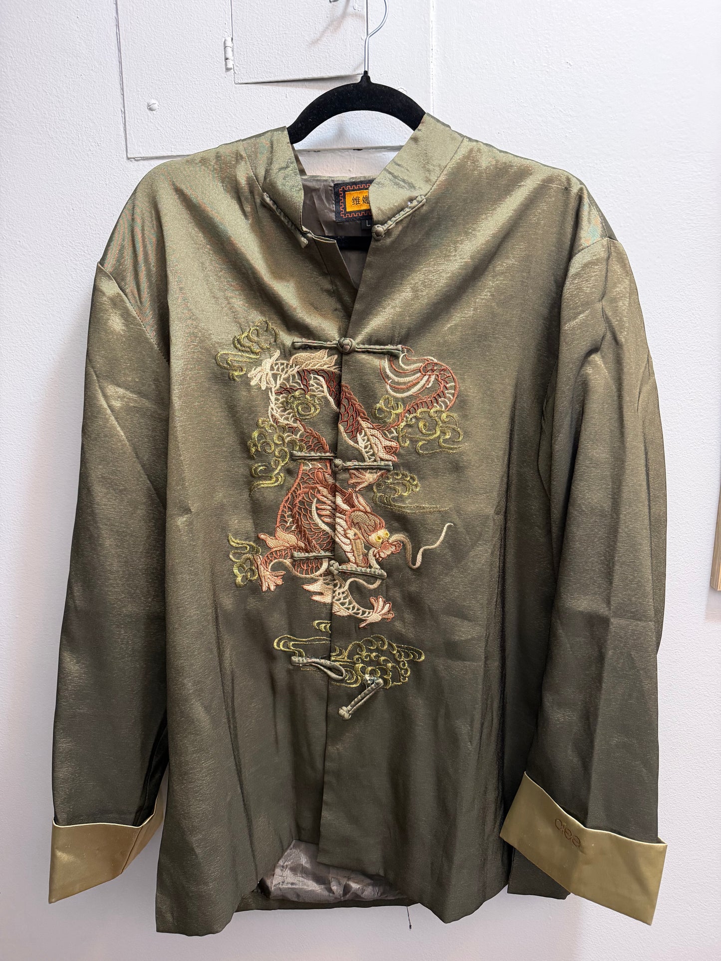 Green tang jacket with kimodo dragon - tuv #77777