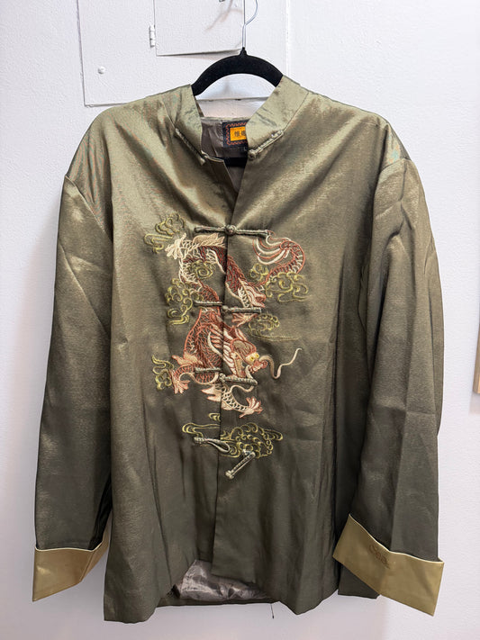 Green tang jacket with kimodo dragon - tuv #77777