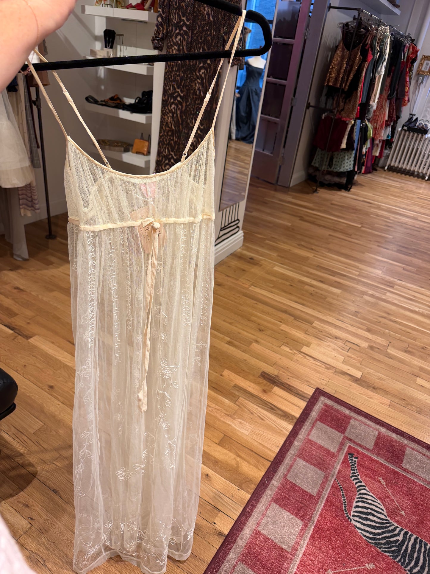 2000s Victoria’s Secret sheer white dress - TUV #532569