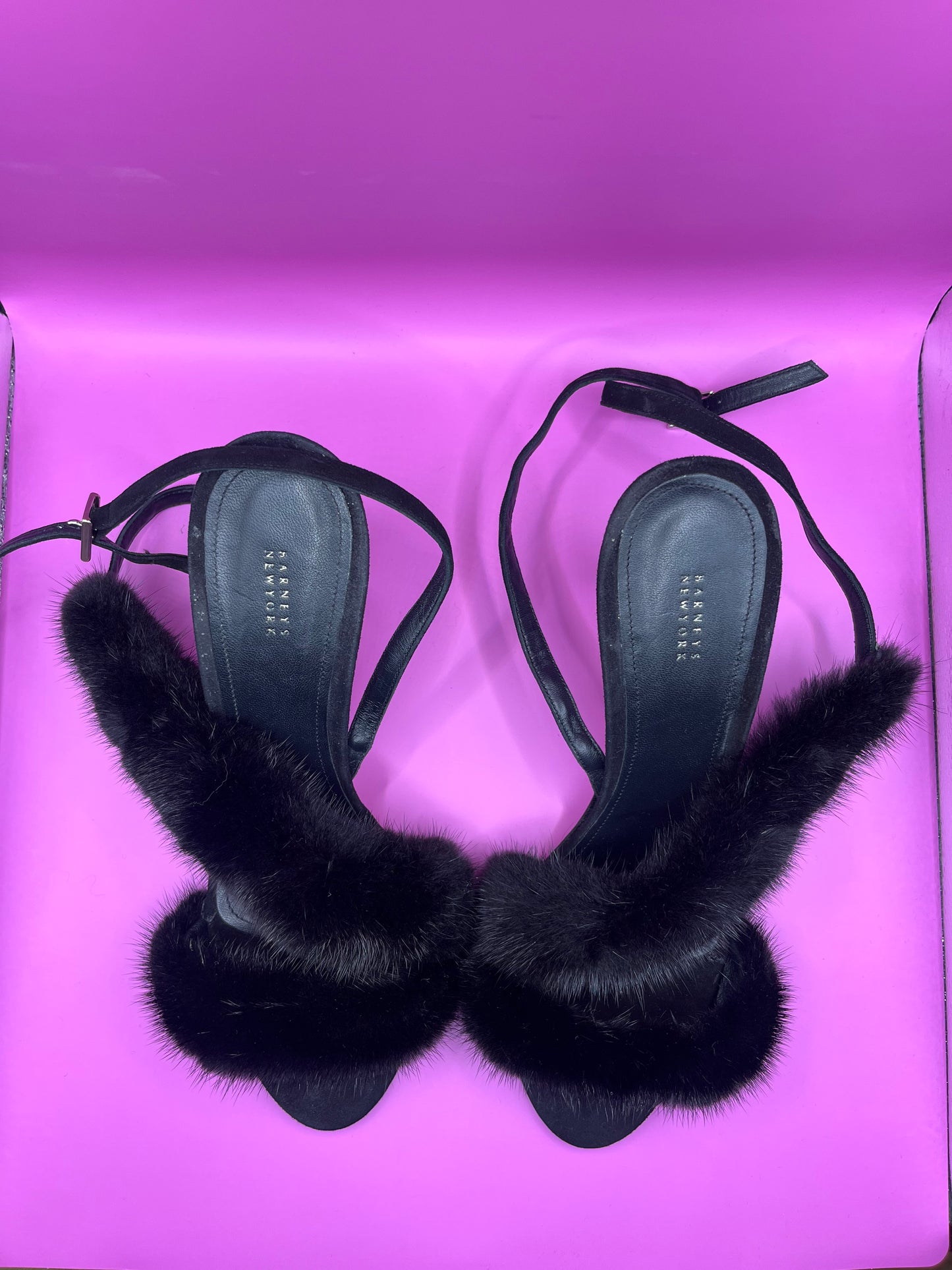 Vintage Barneys Mink Heels size 42 - SKU TUV #7897