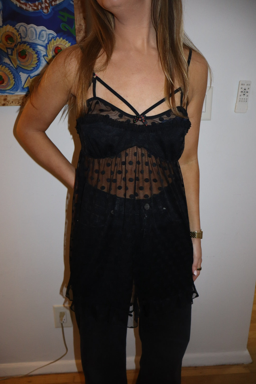 Betsey Johnson sheer tank/dress - TUV #70