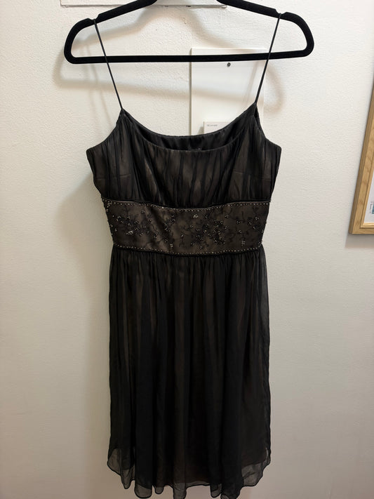 Jones New York 100% silk black dress TUV #232345
