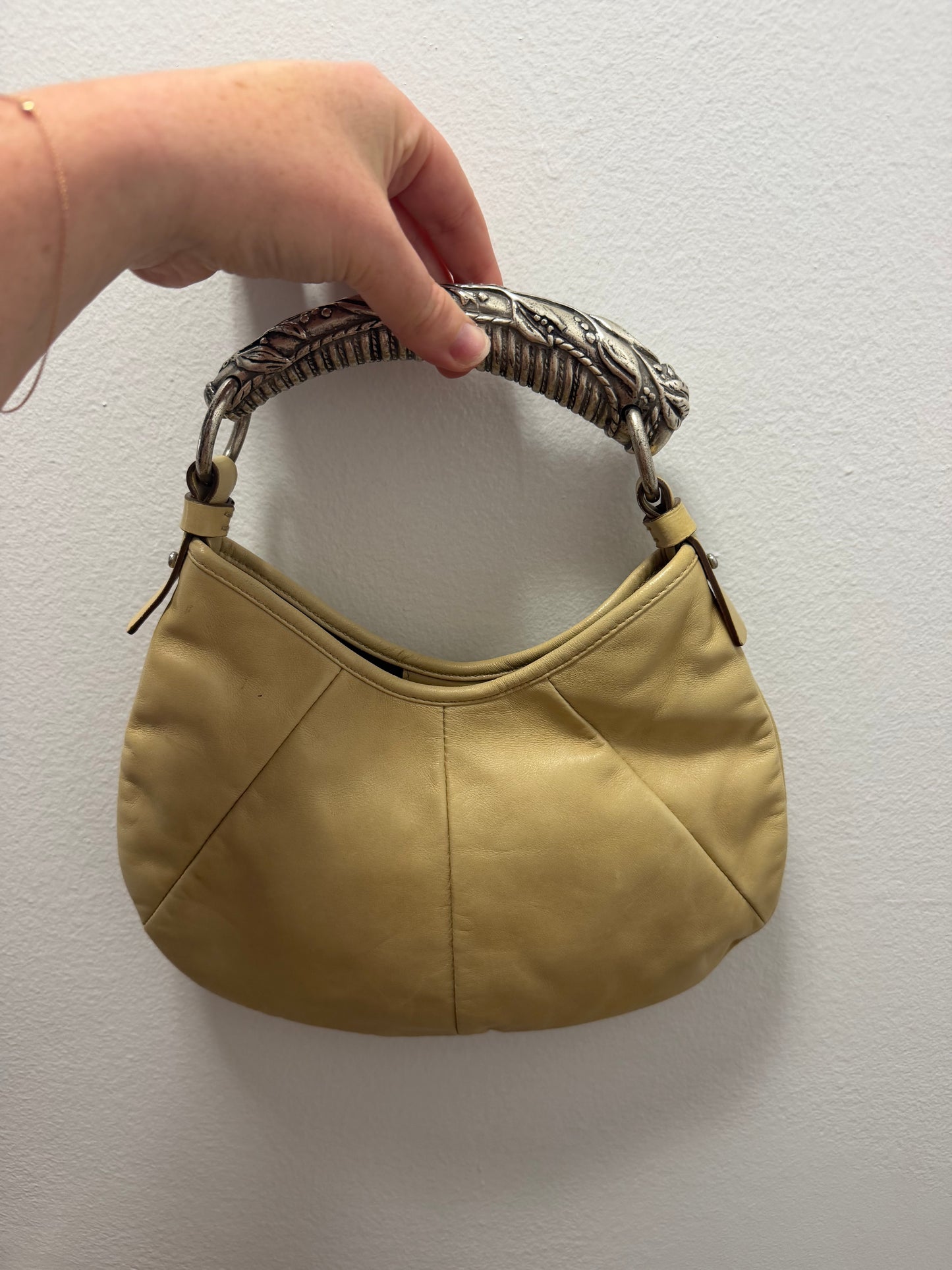 Yves Saint Laurent Vintage tan leather Mombasa bag - TUV #325678