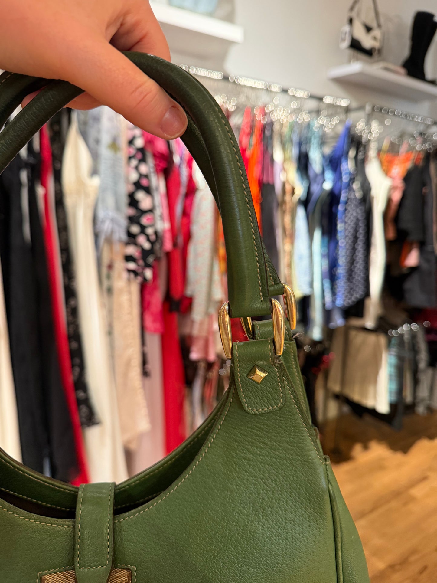 Green Gucci Jackie - sku TUV #5678