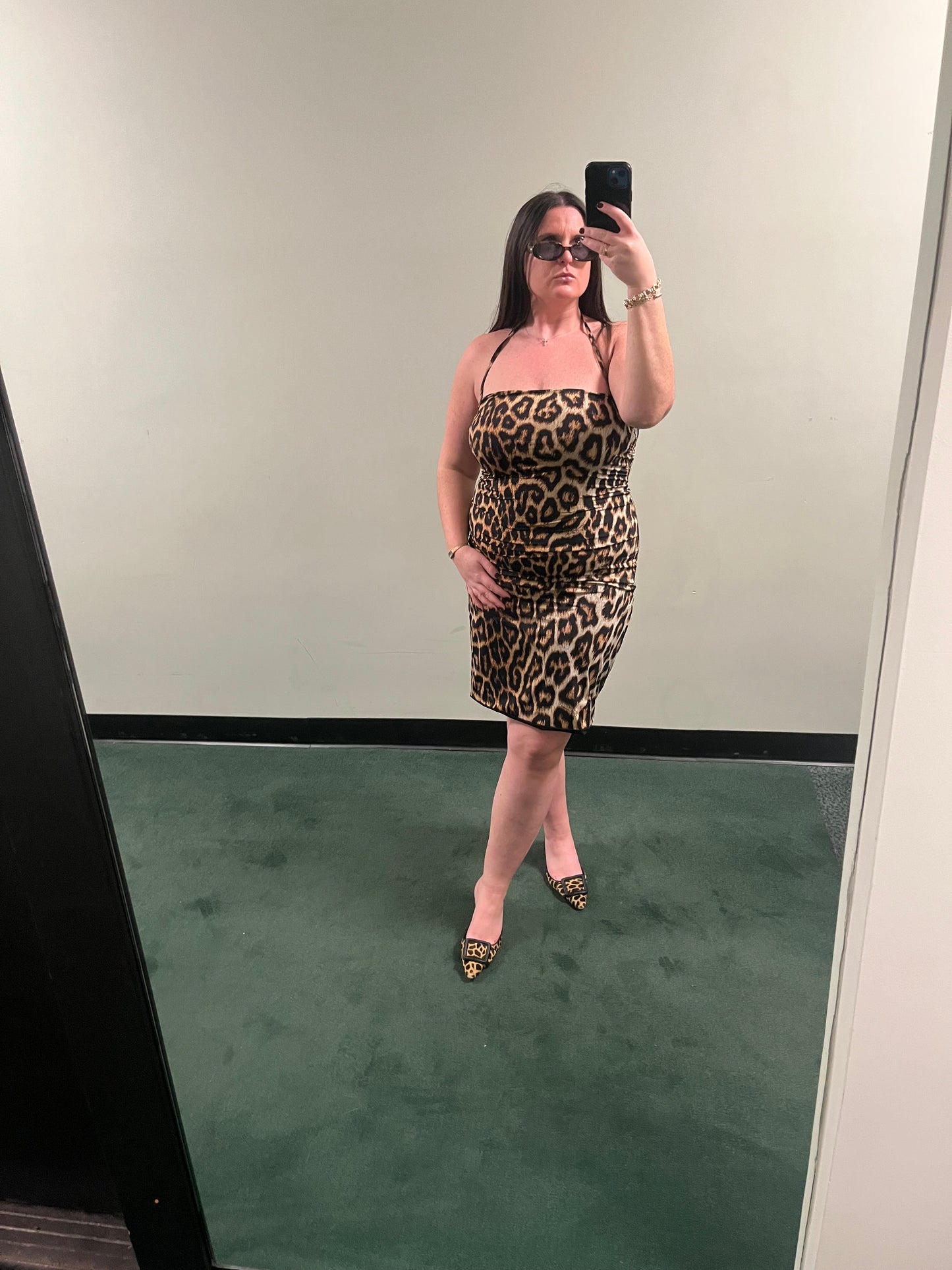 Just Cavalli Cheetah Dress size L - sku tuv #78