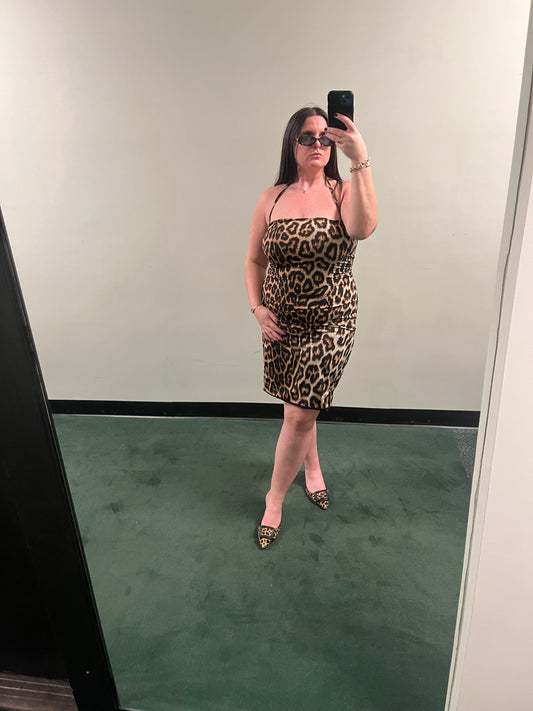 Just Cavalli Cheetah Dress size L - sku tuv #78