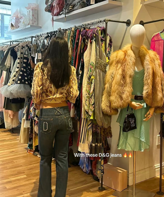 Dolce + Gabbana Y2K DG jeans - SKU TUV #5231