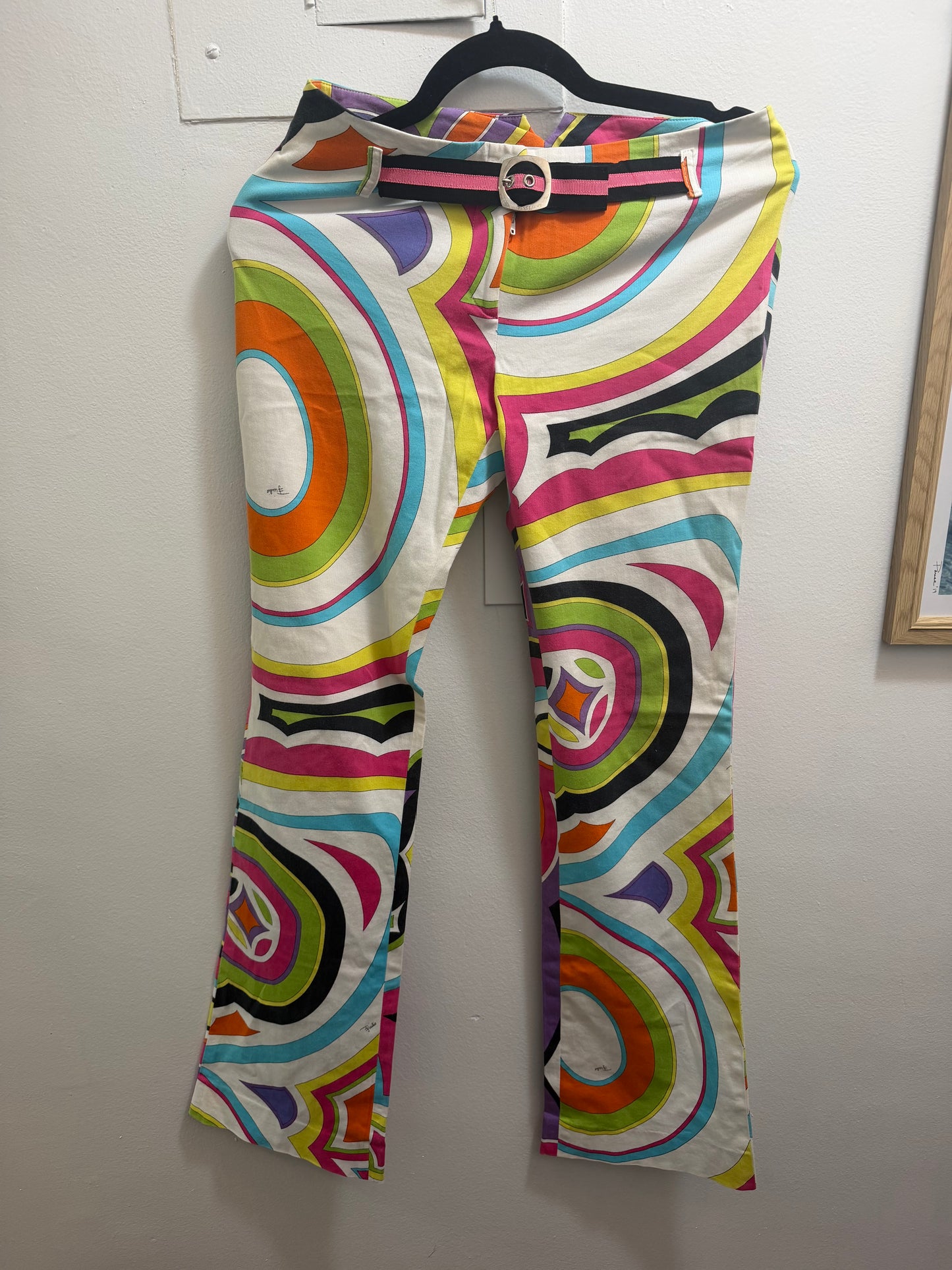 Vintage Emilio Pucci Abstract set - pants + shirt - TUV #112324