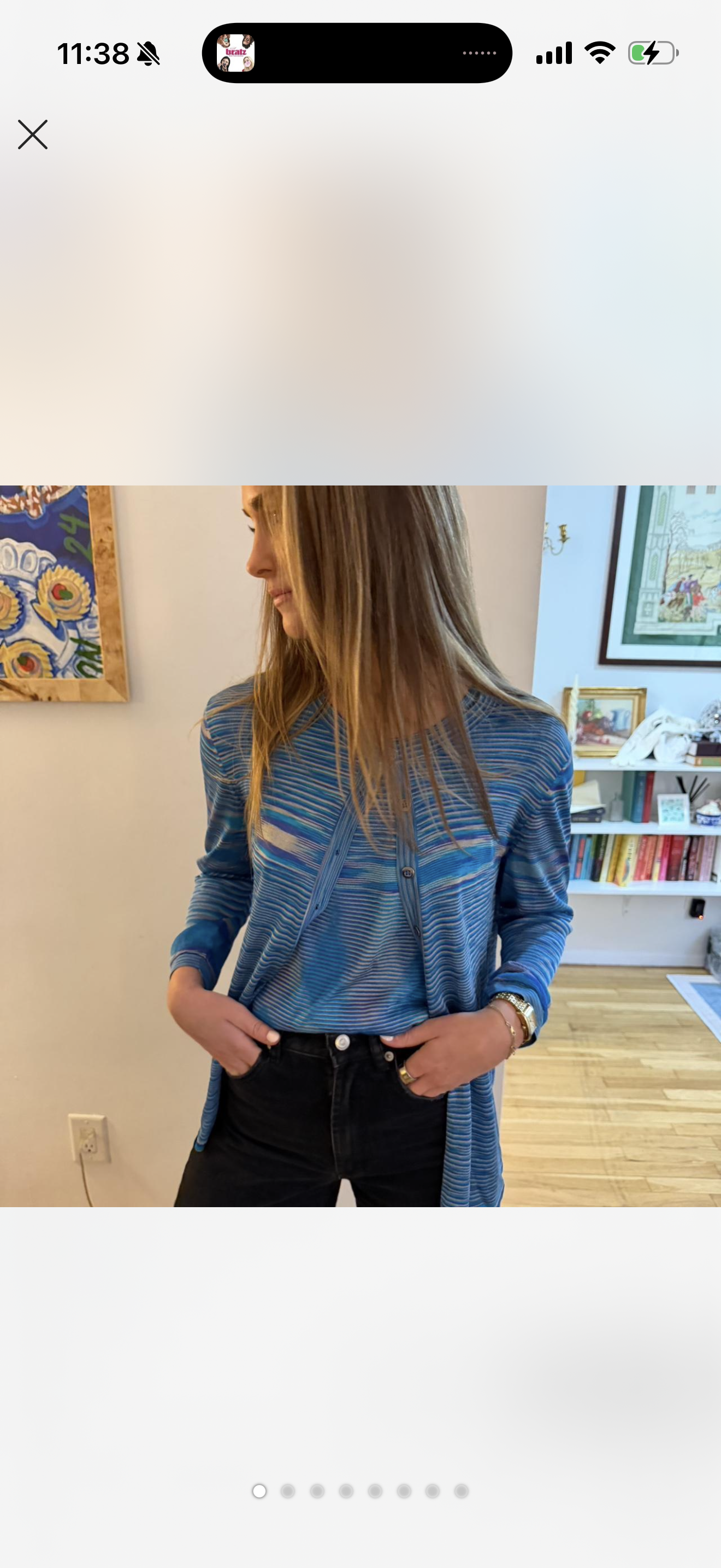 Missoni Blue sweater tank set
