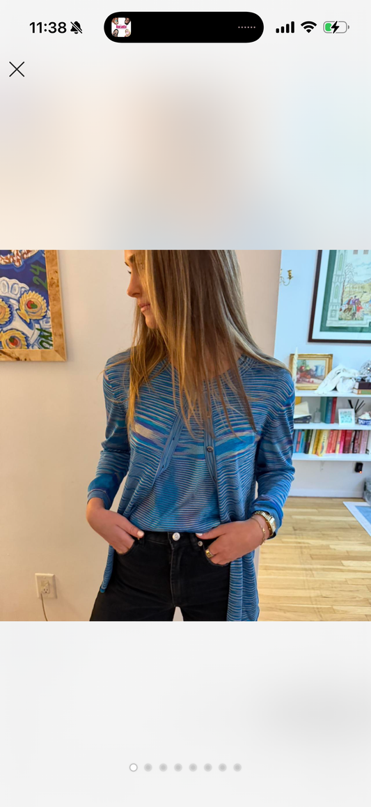 Missoni Blue sweater tank set - sku tuv #15