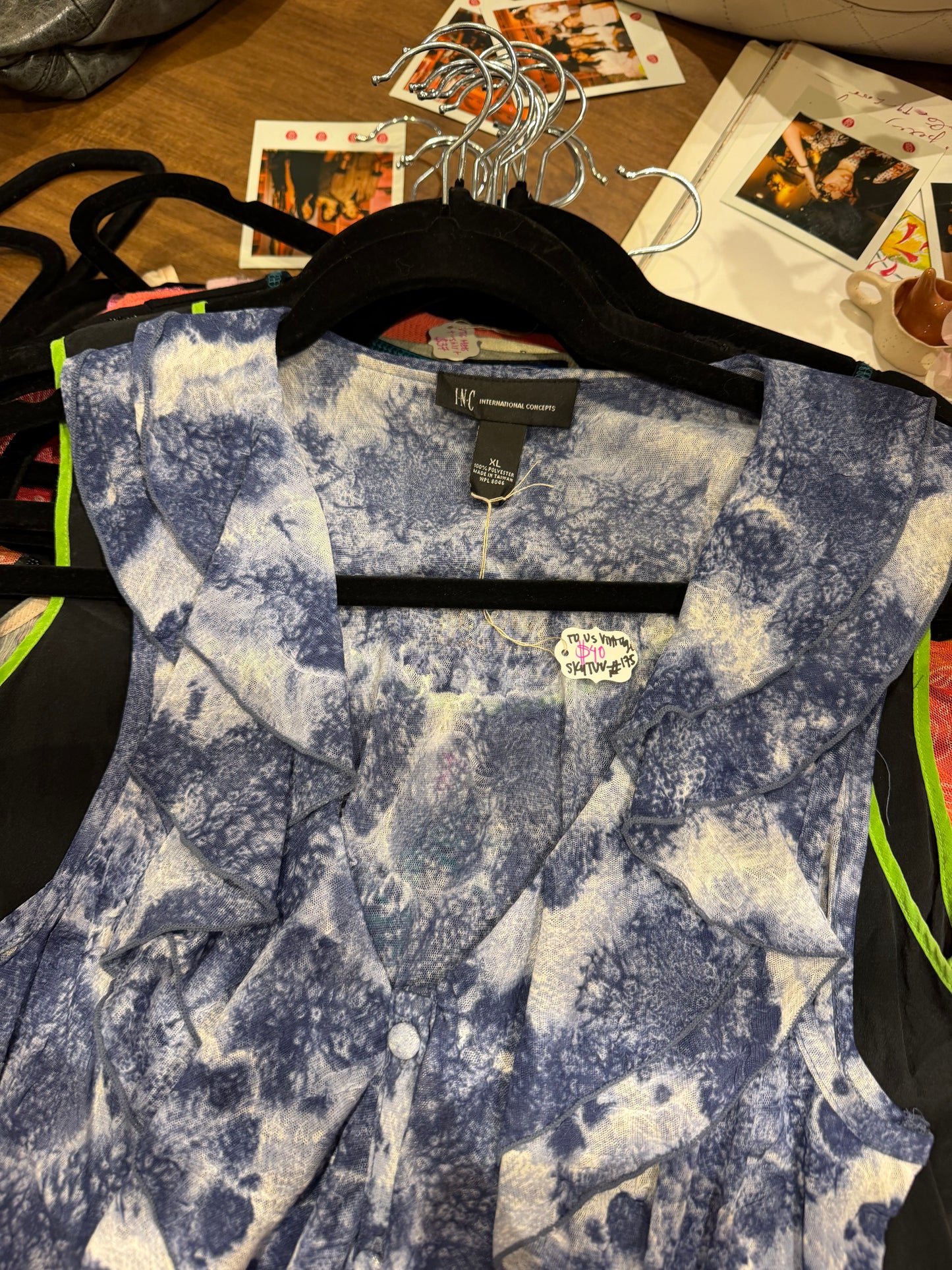 International Concepts Blue Ombre tank top XL - sku TUV #175