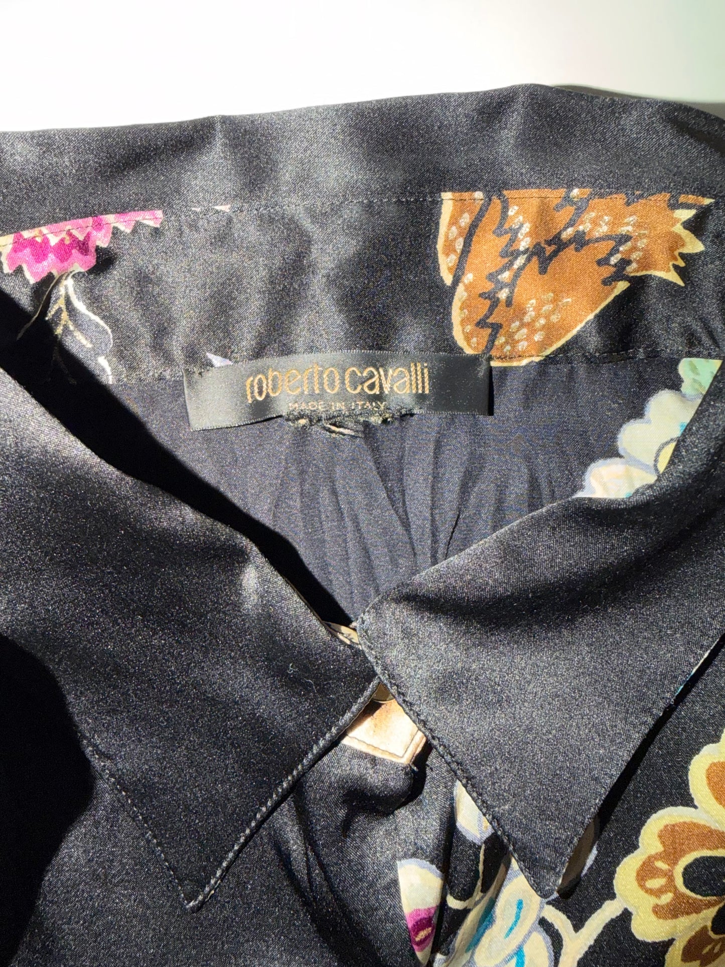 Roberto Cavalli Spring/Summer 2003 - silk shirt size M