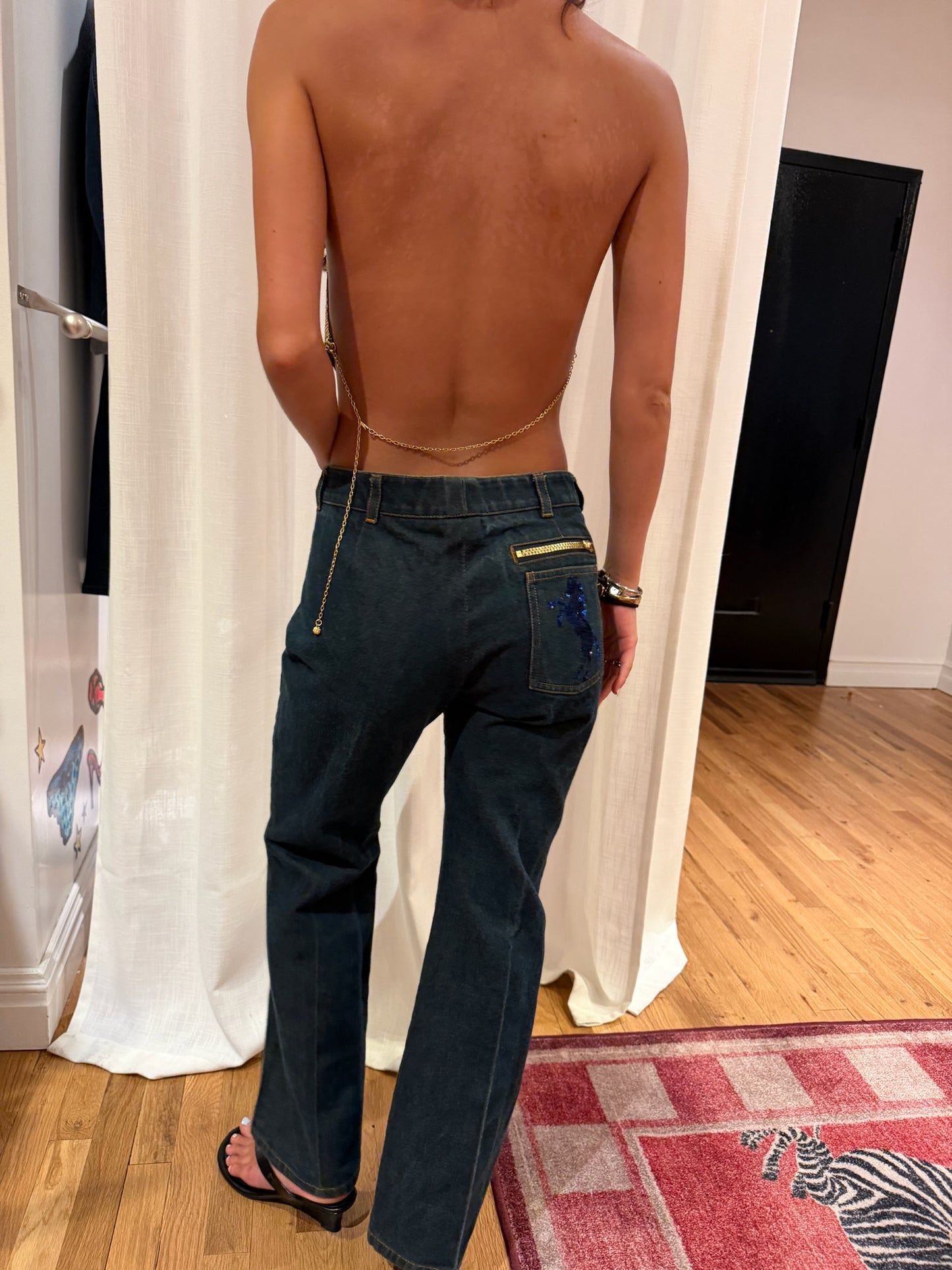 Ultra Rare 2001 Chloe Runway Horse Pants - TUV #83217