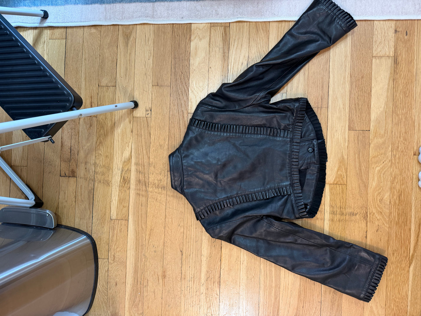 Vintage Temperley London Rare cropped leather jacket TUV #123592