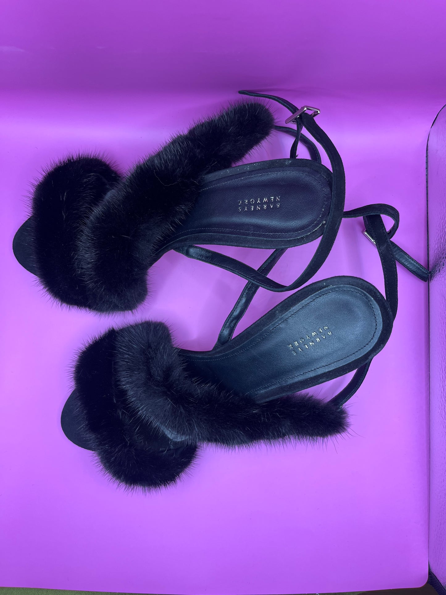 Vintage Barneys Mink Heels size 42 - SKU TUV #7897
