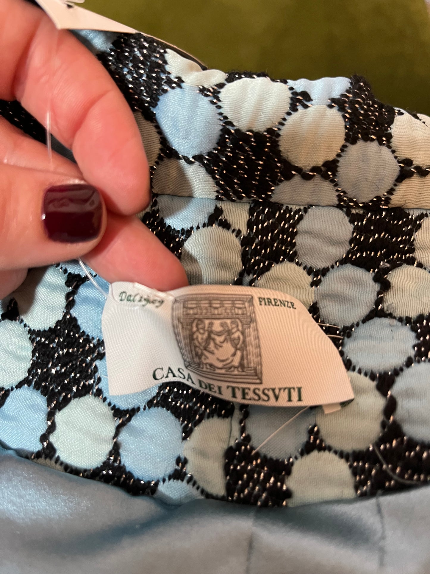 Italian Iridescent Black and Blue Oversized Jacket - sku tuv #5135