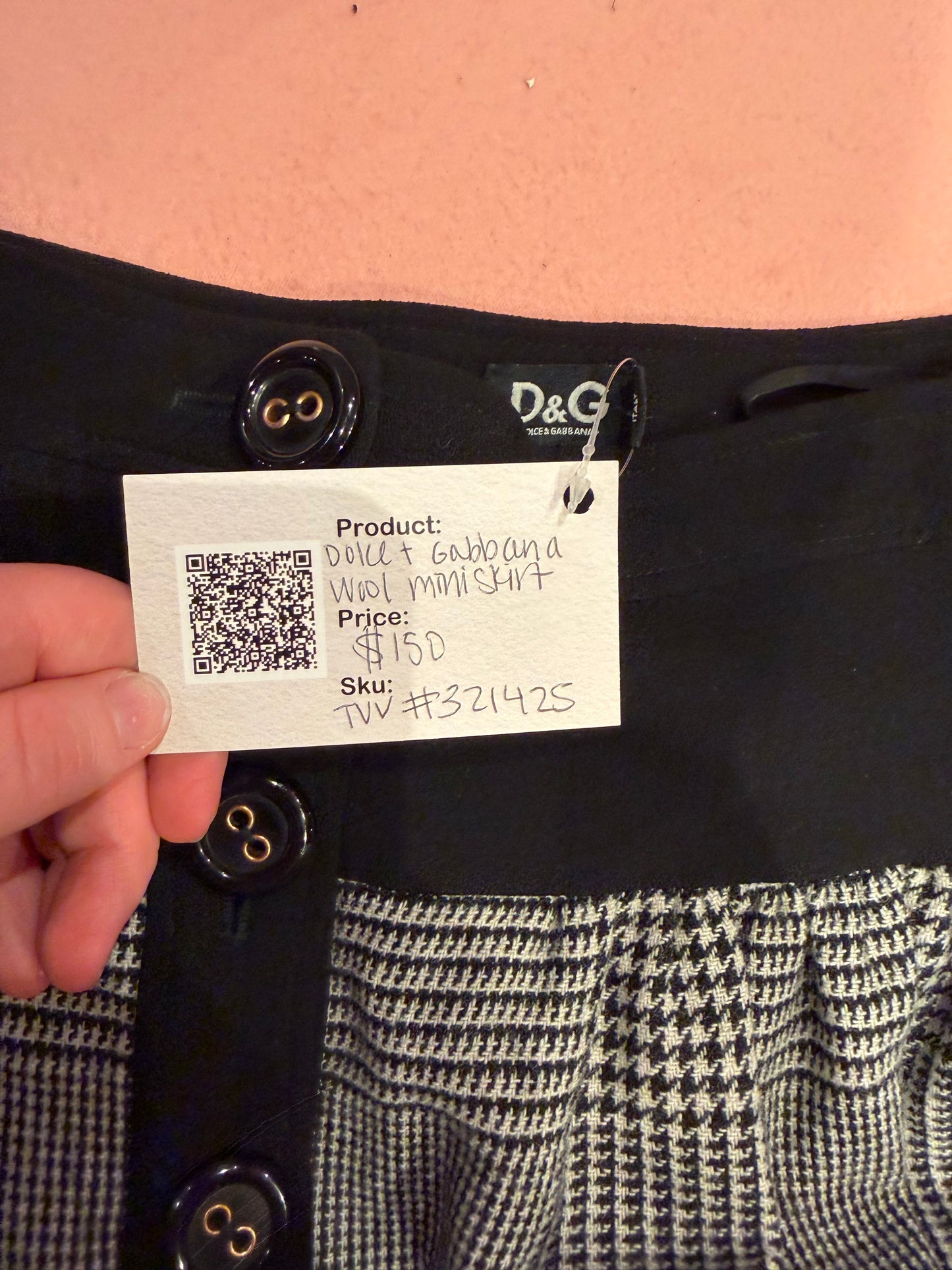 Dolce & Gabbana wool mini skirt TUV #321425