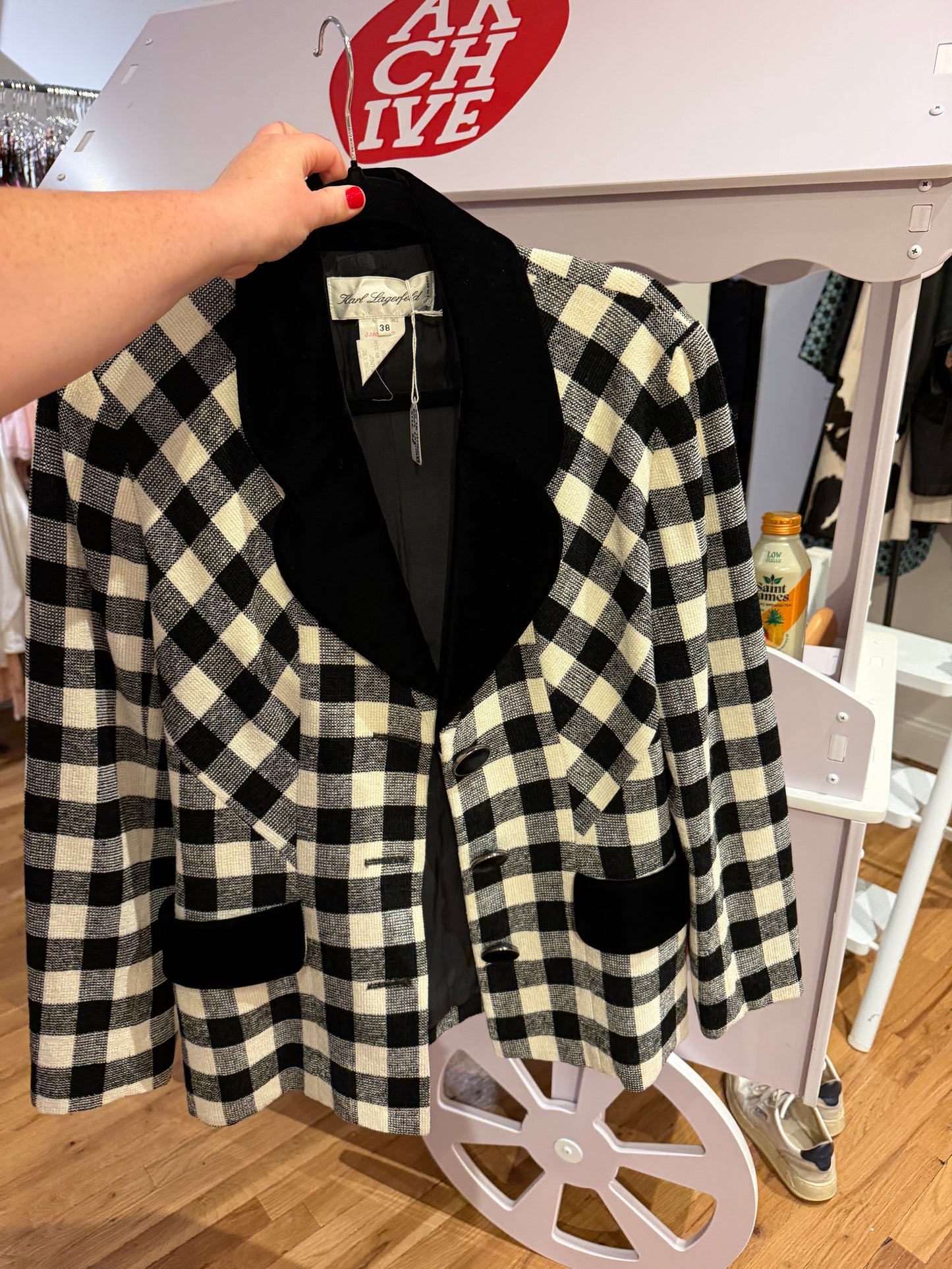 Karl Lagerfeld size 38 blazer - sku TUV #461