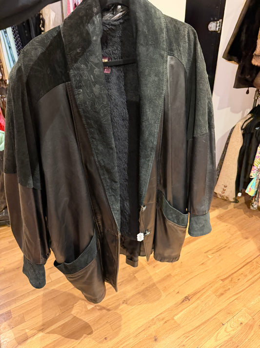 Vintage leather jacket XXL - sku tuv #818