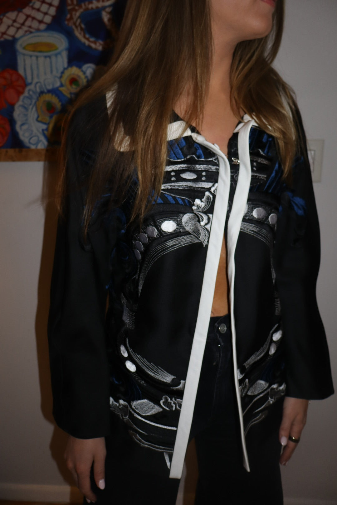 Gianfranco Ferre embroidered jacket - size 46 - sku TUV #8675