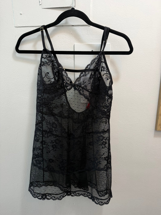 Victoria’s Secret Black Lace tank size Medium - sku TUV #130