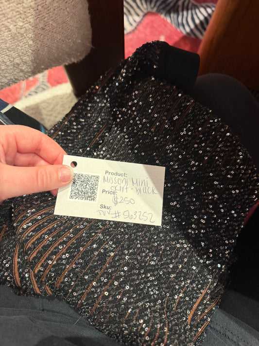 Missoni mini skirt - black tuv #563252
