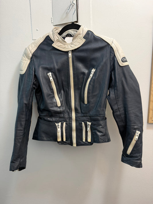 VTG navy racing jacket - sku TUV #2212