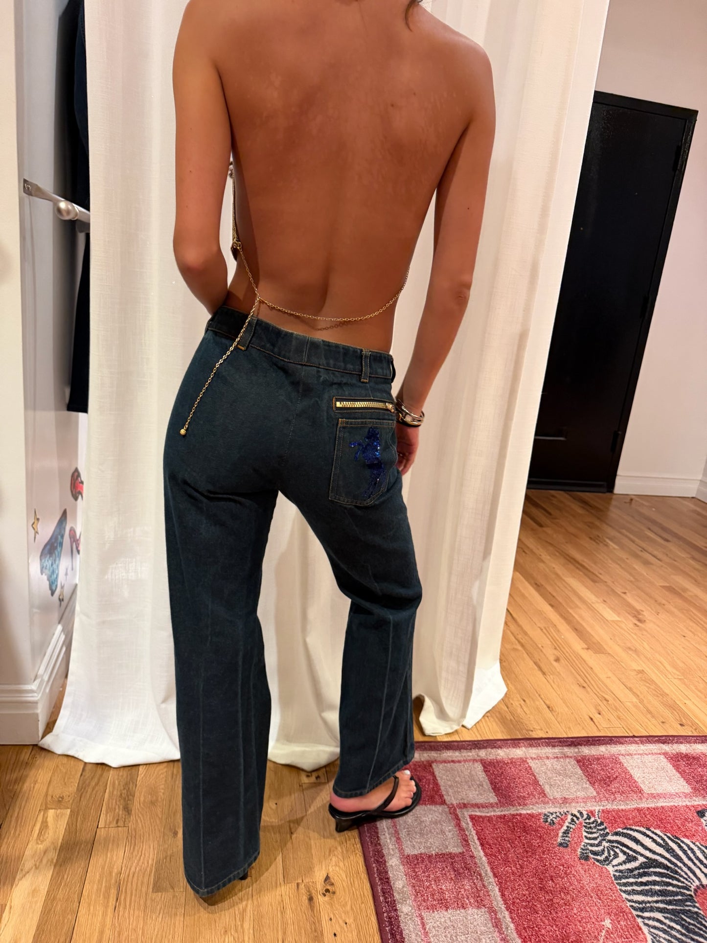 Ultra Rare 2001 Chloe Runway Horse Pants - TUV #83217