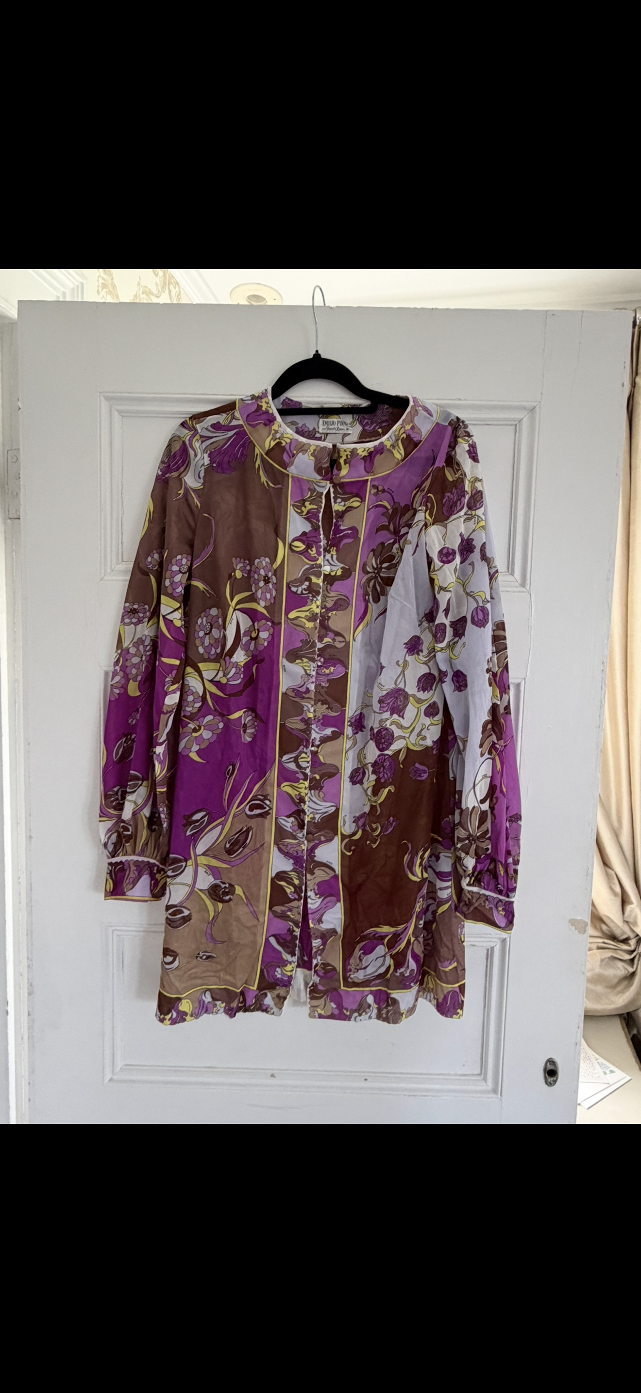 Vintage Emilio Pucci purple tunic size M