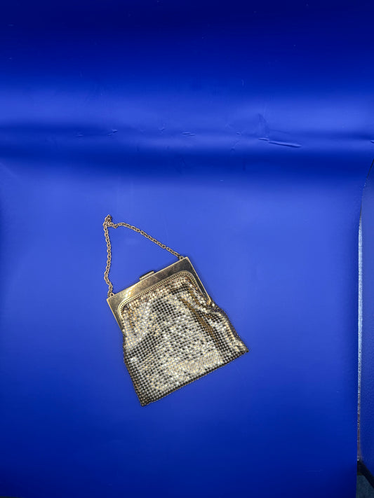 Whiting and Davis Vintage Mini Mesh Gold purse (online exclusive)