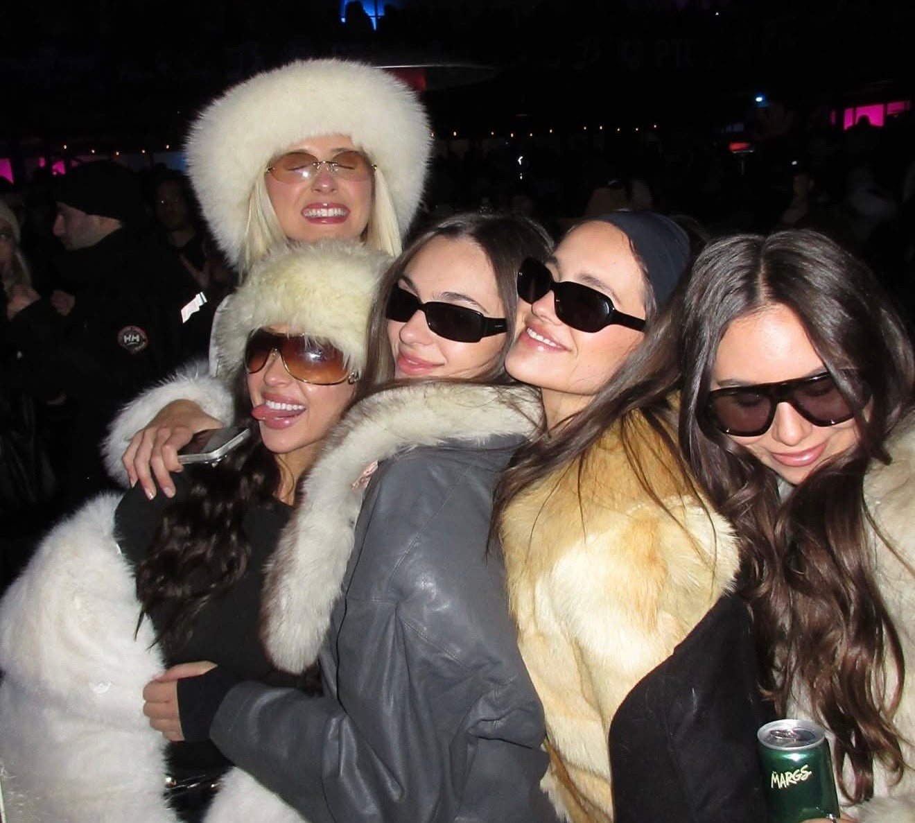Luxurious Vintage White Fox Fur Lapel