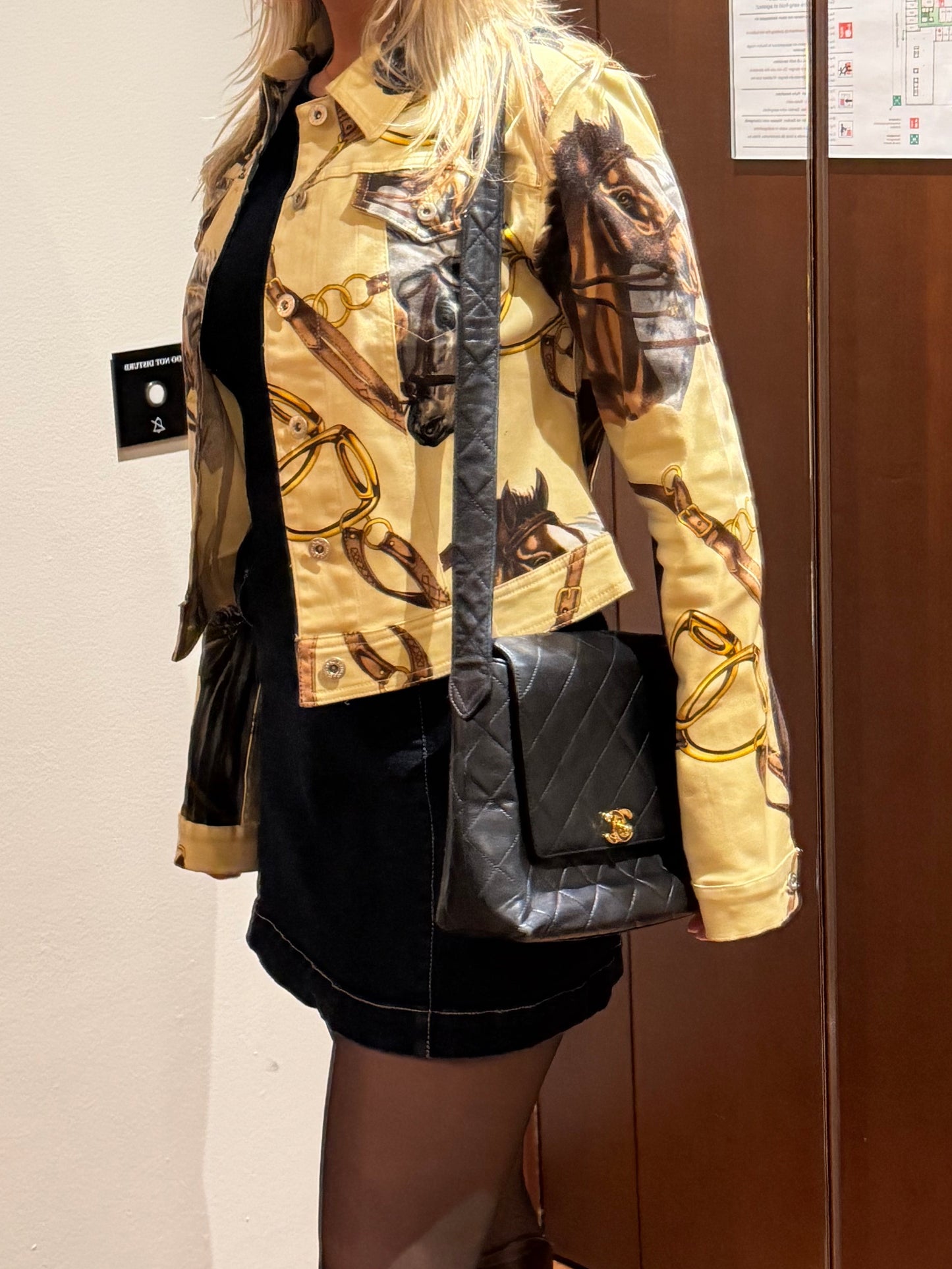 Dolce & Gabbana Equestrian Denim Jacket size Small - sku tuv #9