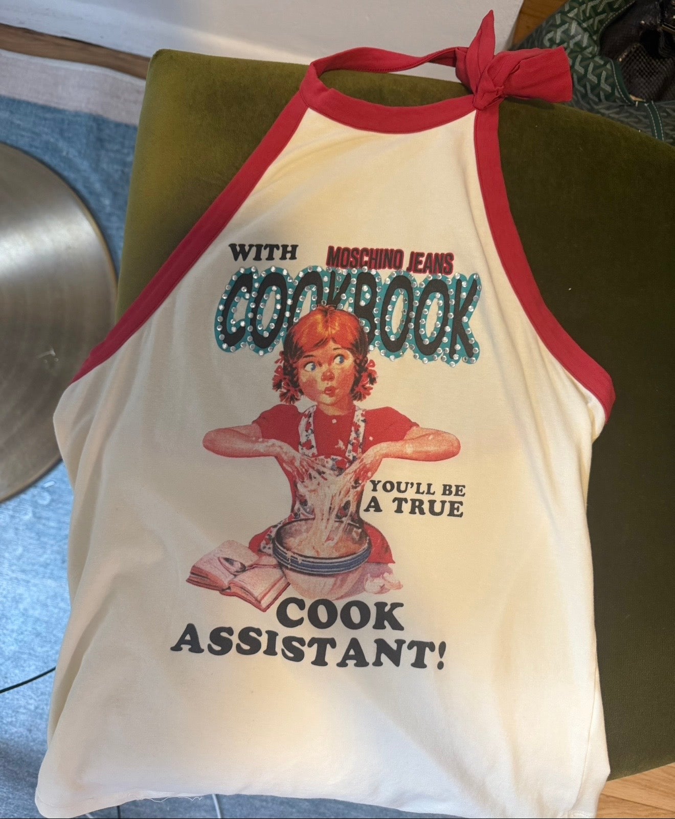 Moschino vintage cookbook tank - TUV #563423