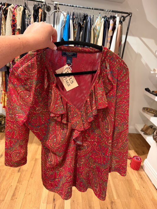 Red paisley shirt - TUV #325682
