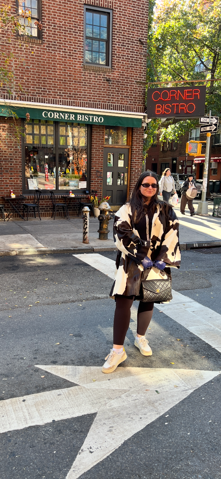 Mohl New York Fur Company Calf Hair Cow Hide Print Jacket with detachable hood - #7896