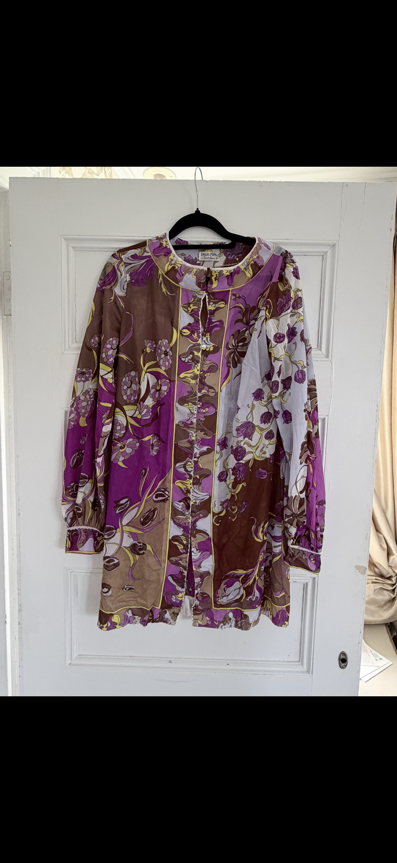 Vintage Emilio Pucci purple tunic size M